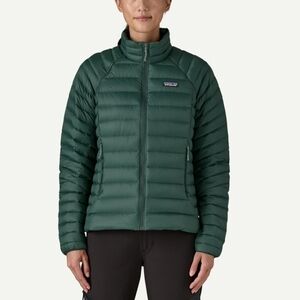 Women's Down Sweater Jacket - Cascade Green